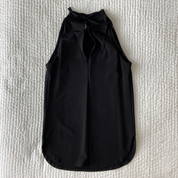 Band new w Tags! COS Black Roll Neck Long Sleeveless Top Size S - Picture 6 of 7